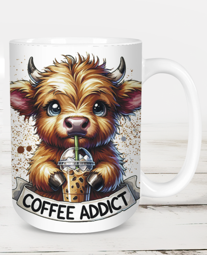 Cow Coffee Addict