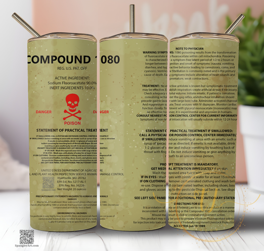 Compound 1080 tumbler