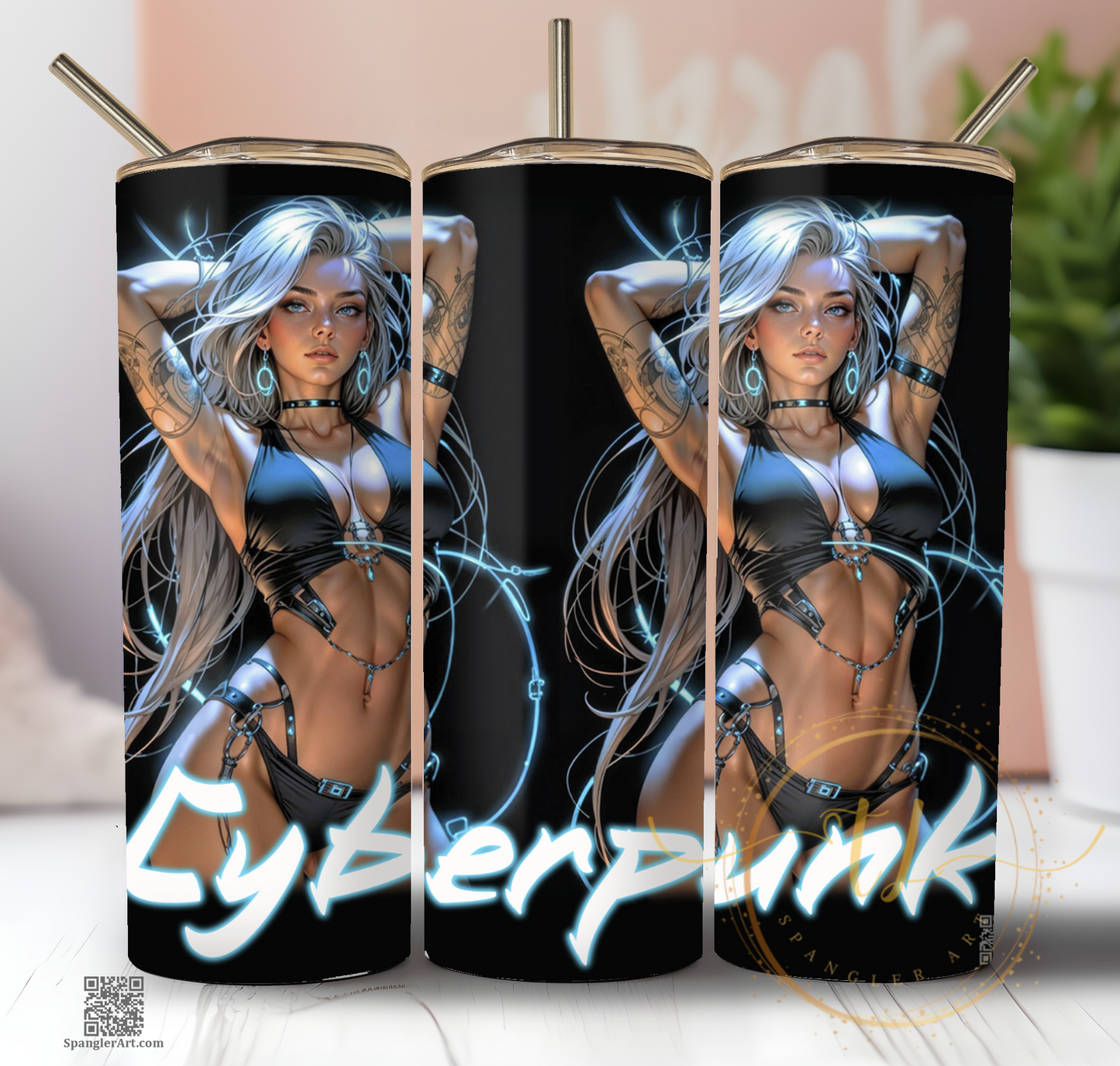 Sexy Cyberpunk Tumbler