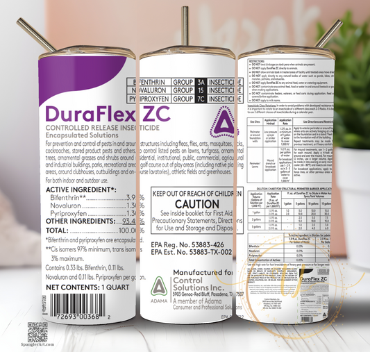 DuraFlex ZC Insecticide Tumbler