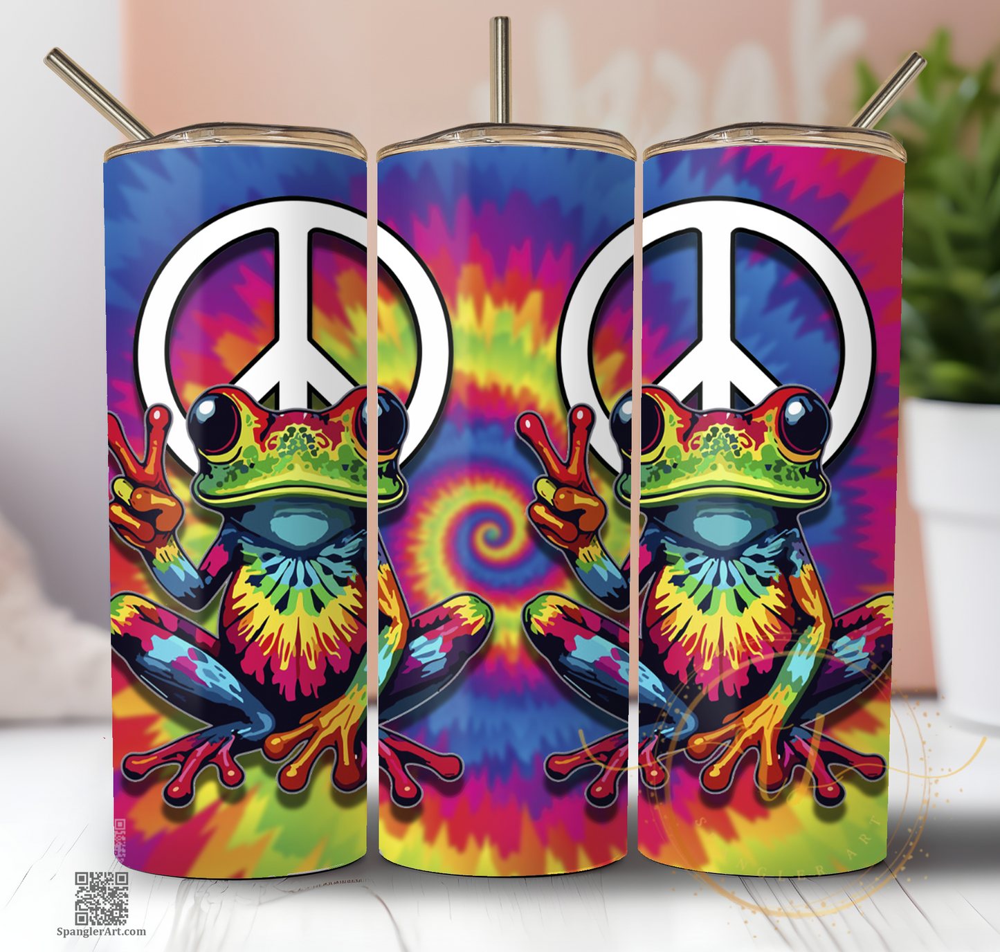 Peace Frog Tumbler
