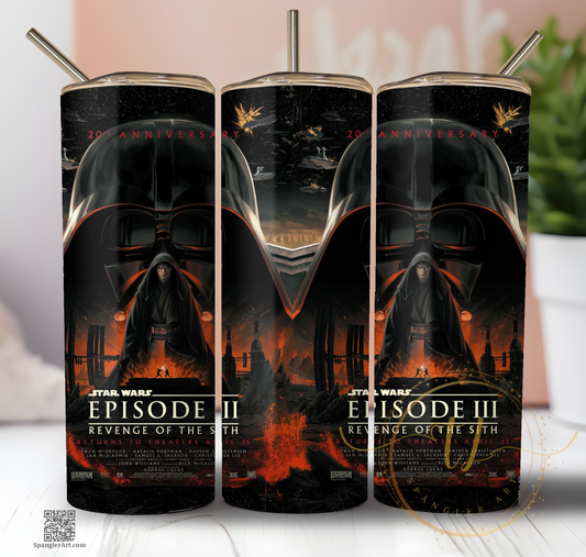 Star wars. Episode III 20th Anniversary Tumbler