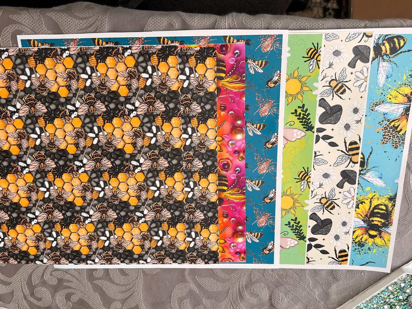 Floral and Bee Themed Vinyl Bundle