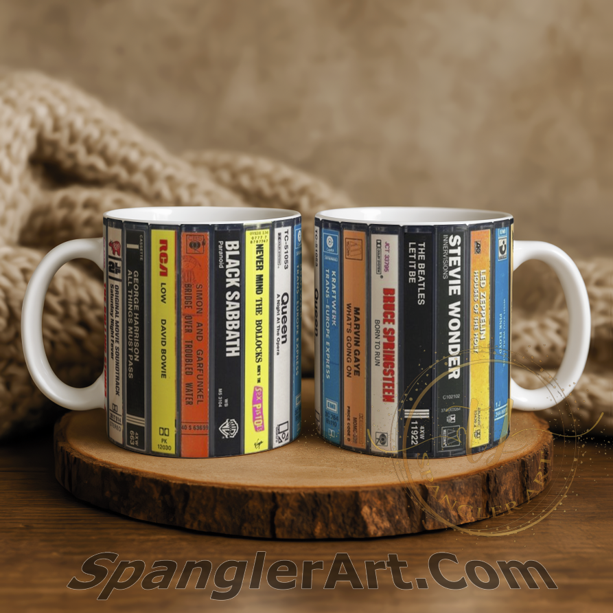 80's Cassette Coffee Cup