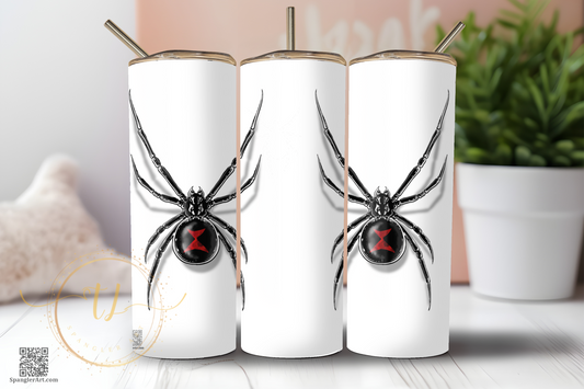 Black Widow Spider (white)