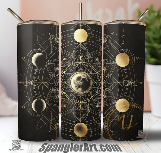 Celestial Moon Phases Tumbler