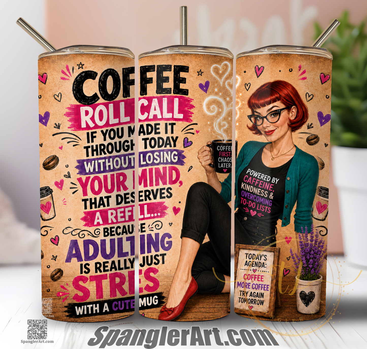 Coffee Roll Call Tumbler