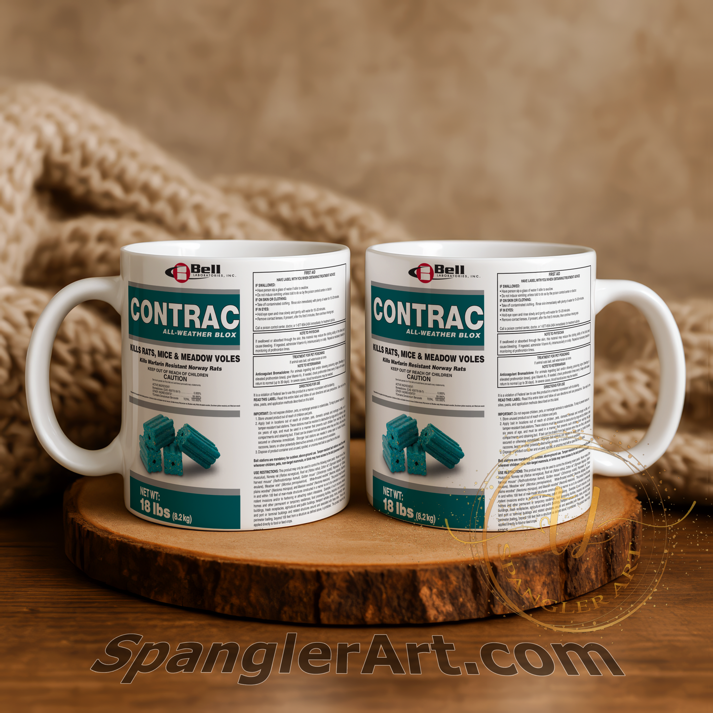 Contrac Blox Rodenticide Coffee Cup