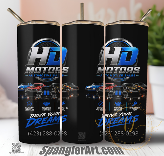 HD Motors Tumbler