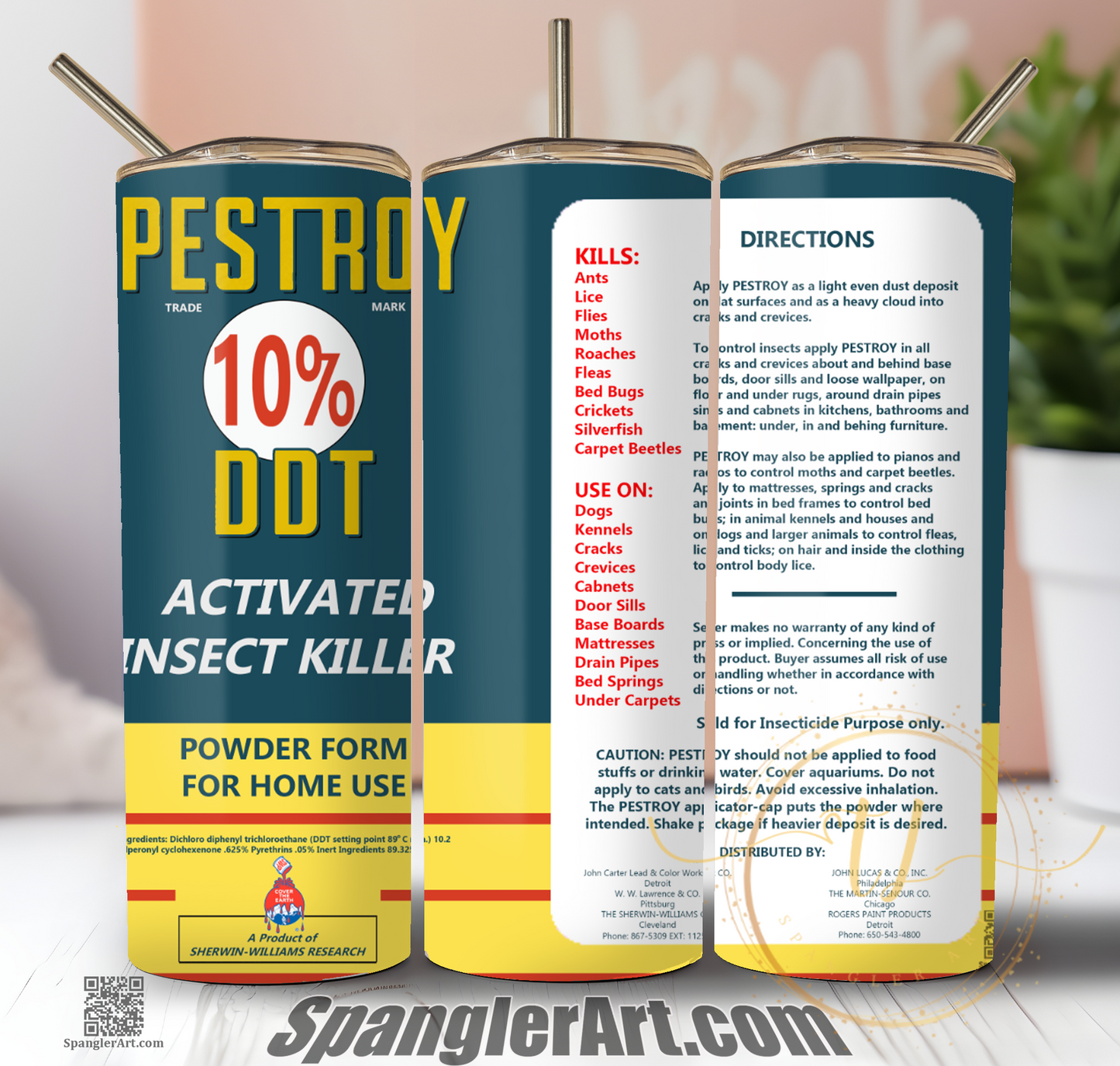 Pestroy 10% DDT Tumbler