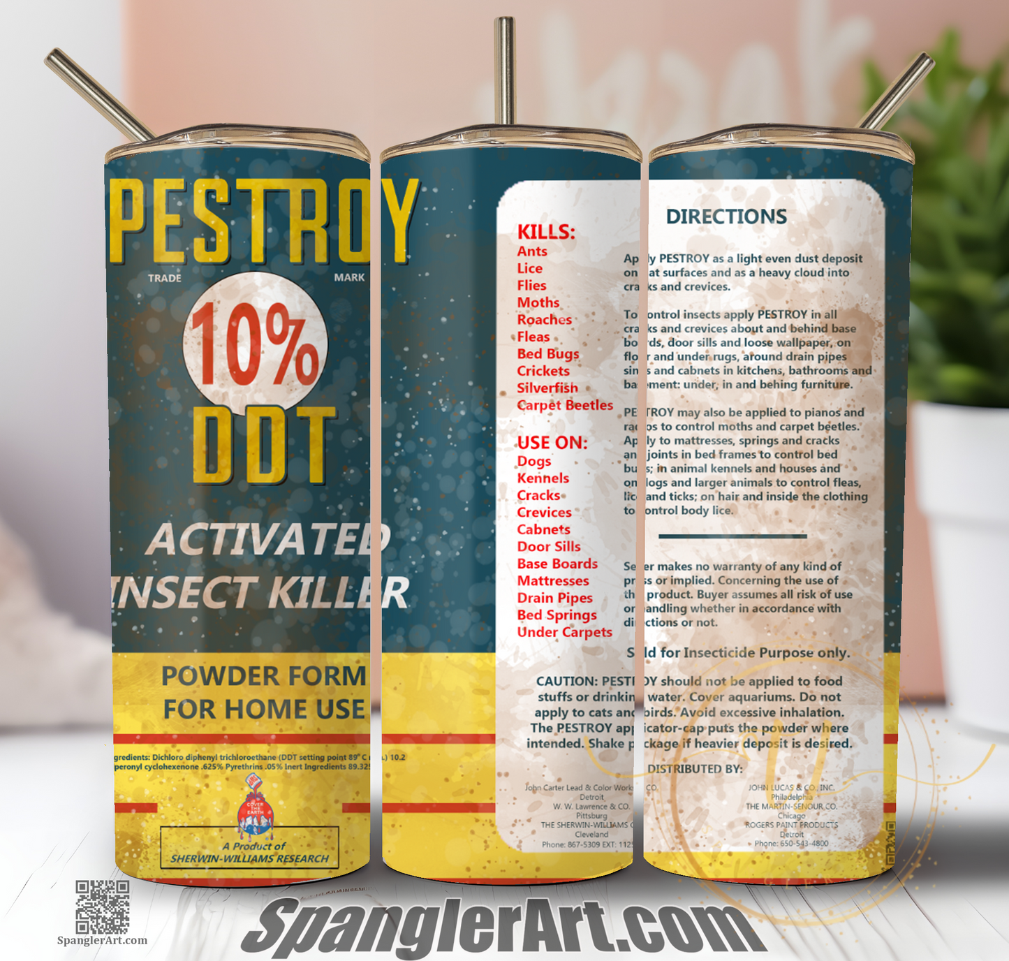 Pestroy 10% DDT dirty Tumbler
