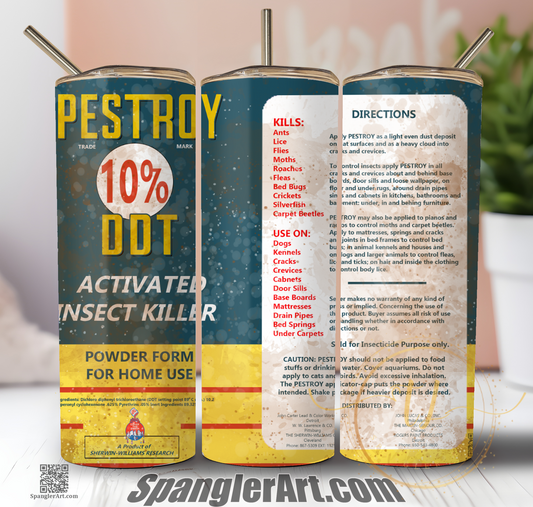 Pestroy 10% DDT dirty Tumbler