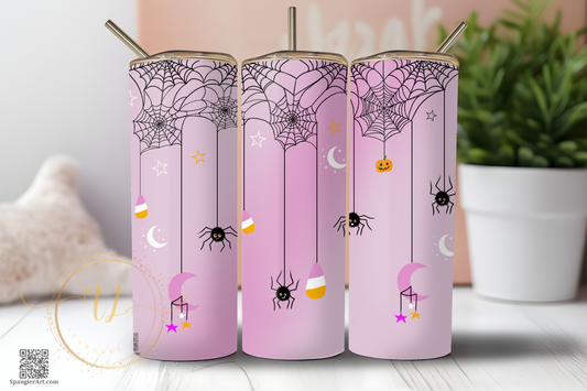 Pink Spider Halloween